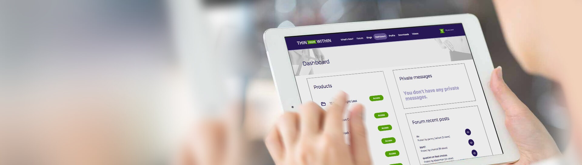 Thin From Within web